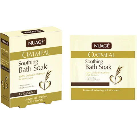 Nuage Oatmeal Soothing Bath Soak 3 X 42g Sachets
