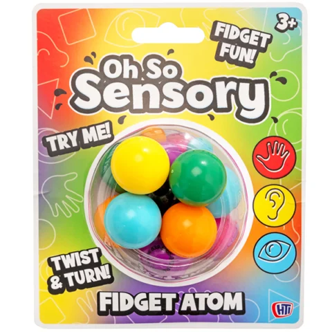 Oh So Sensory Multi-Coloured Fidget Atom Toy