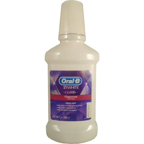 Oral-B 3D White Glamorous White Mouthwash 250ml
