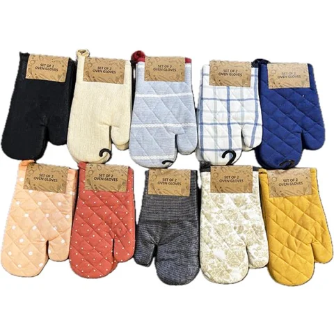 Oven Gloves Set 2 Pack Assorted