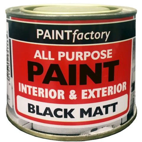 Paint Factory All Purpose Black Matt 170ml