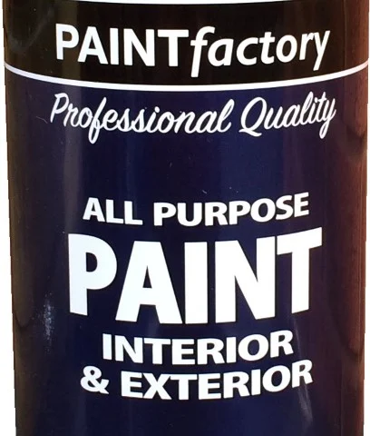 Paint Factory All Purpose Black Matt Spray Paint 400ml