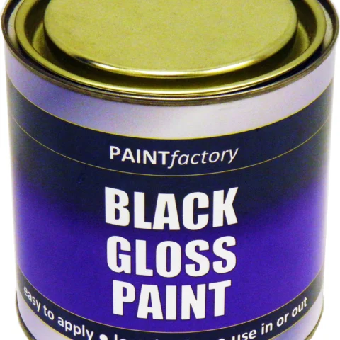 Paint Factory Black Gloss Paint 750ml