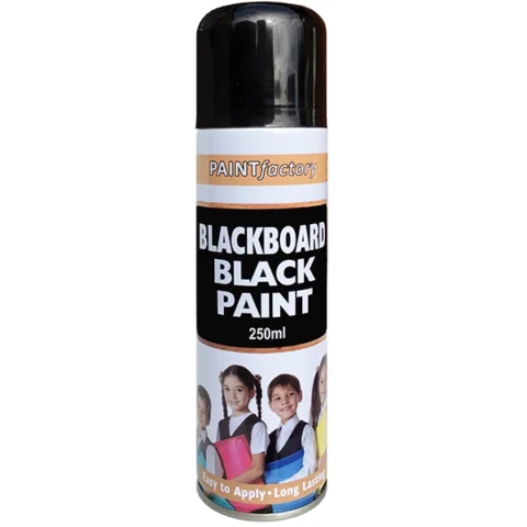 Paint Factory Blackboard Black Spray Paint 250ml