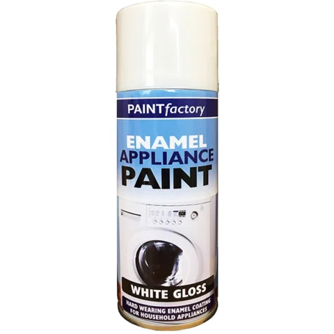Paint Factory Enamel Appliance White Gloss Spray Paint 400ml