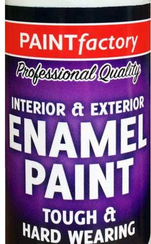 Paint Factory Enamel White Gloss Paint 250ml