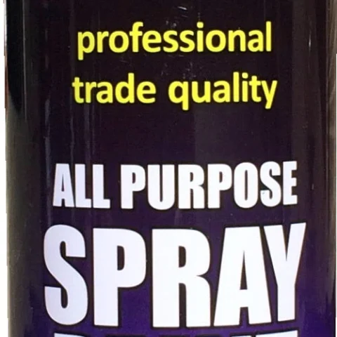 Paint Factory Household Matt Black Spray Paint 250ml