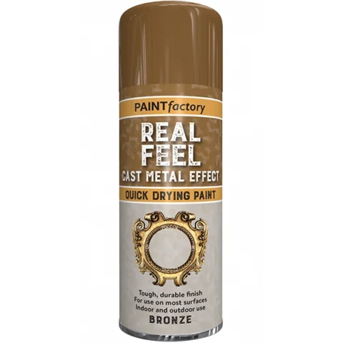 Paint Factory Metal Effect Spray Paint Bronze 400ml