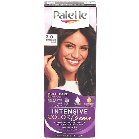 Palette 3-0 Dark Brown Intensive Permanent Hair Colour Creme