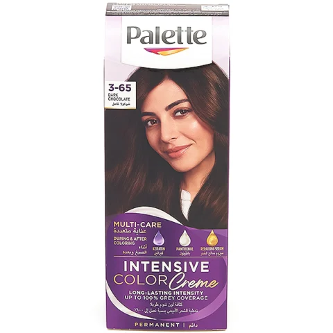 Palette Dark 3-65 Chocolate Intensive Permanent Hair Colour Creme