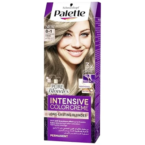 Palette Light Blonde 8-1 Intensive Permanent Hair Colour Creme