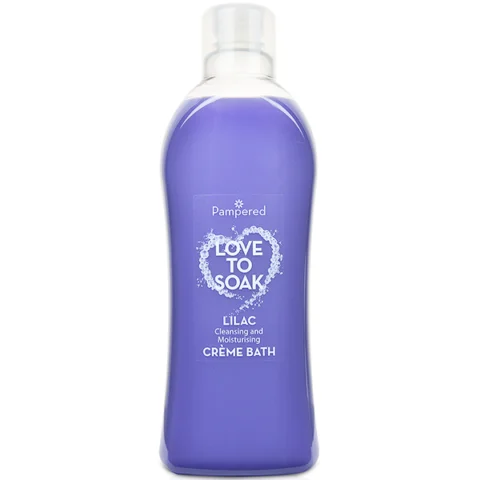 Pampered Love To Soak Creme Bubble Bath Lilac 1l