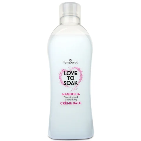Pampered Love To Soak Creme Bubble Bath Magnolia 1l