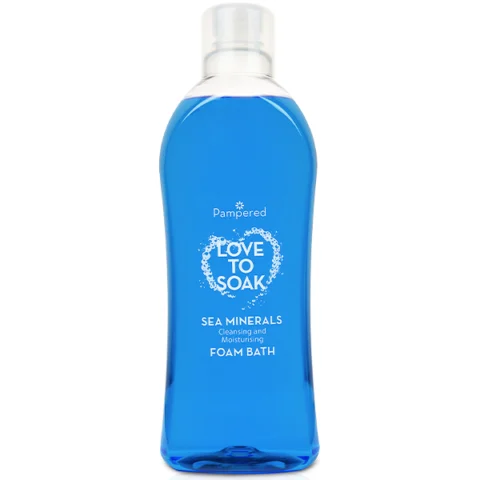 Pampered Love To Soak Foam Bubble Bath Sea Minerals 1l