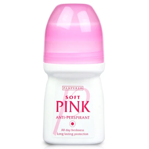 Pampered Soft Pink Roll-On Anti-Perspirant 50ml