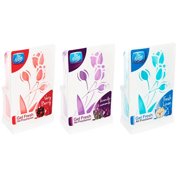 Pan Aroma Gel Fresh Flower Air Freshener Assorted Fragrance