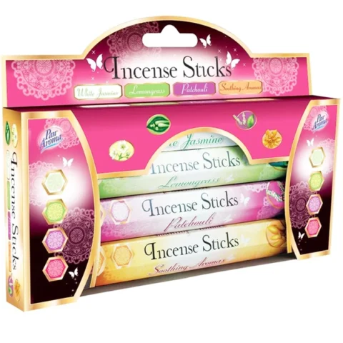 Pan Aroma Incense Sticks Gift Set 4 Pack