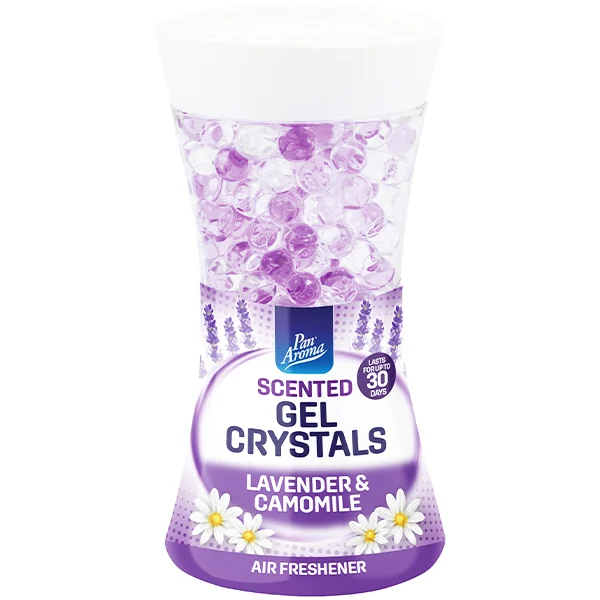 Pan Aroma Lavender & Camomile Scented Gel Crystals Air Freshener 150g