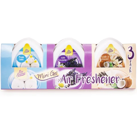 Pan Aroma Mini Gel Air Freshener 3 Pack