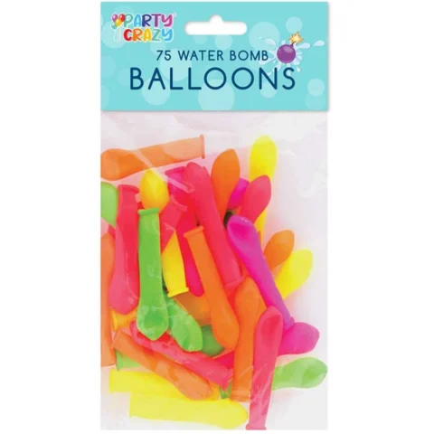 Party Crazy Neon Water Bombs 75 Pack