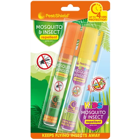 Pestshield Kids Mosquito & Insect Repellent Spray Pen 10ml 2 Pack