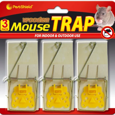 Pestshield Wooden Mouse Trap 2 Pack