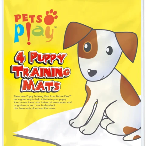 Pets Play Puppy Training Mats 50cm X 40cm 4 Pack