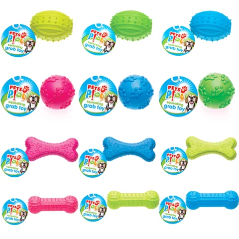 Pets Play Squeaking Grab Dog Toy Assorted