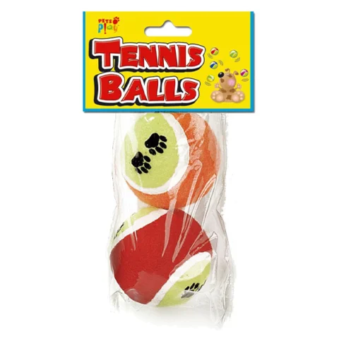 Pets Play Tennis Balls Dog Toys 2 Pack