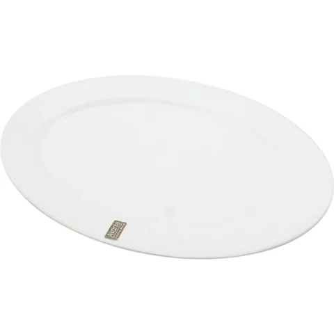 Plain White Oval Plate 35.5cm