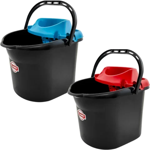 Planet No 2 Black Mop Bucket with Wringer Assorted Colours