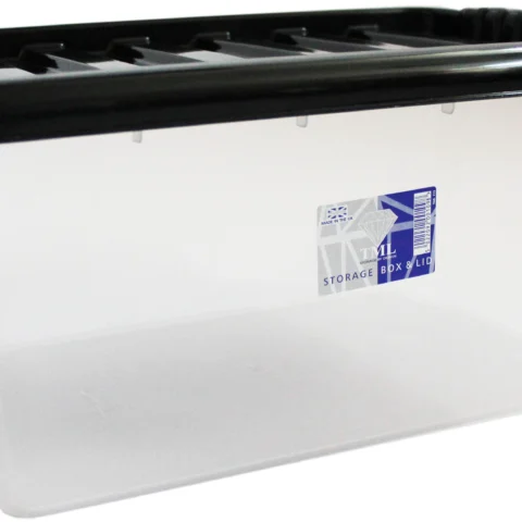 Plastic Storage Box With Lid Small 14ltr