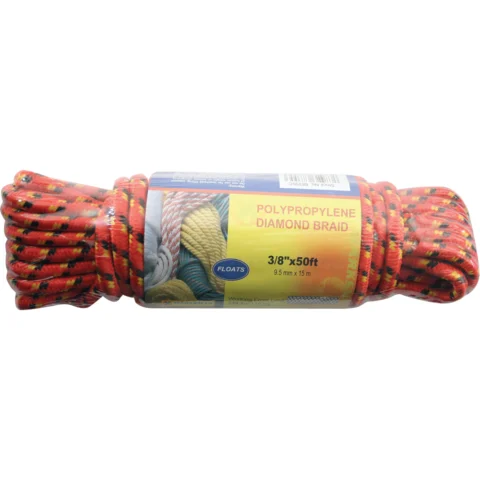 Poly Rope Diamond Braid 3/8" X 50Ft(9.5mm)