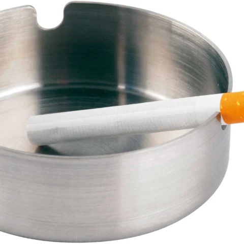 Polyflame Champ Stainless Steel 8cm Diameter Ashtray