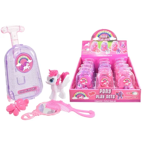 Pony Play Sets 3 Assorted
