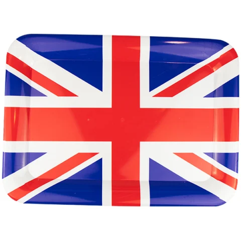 Pop Union Jack Printed Tray 42cm X 30cm