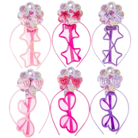PP Sunglasses & Tiara Set Assorted Colours