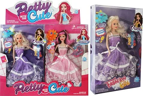 Pretty With The Cute Fashion Doll 2 Colours