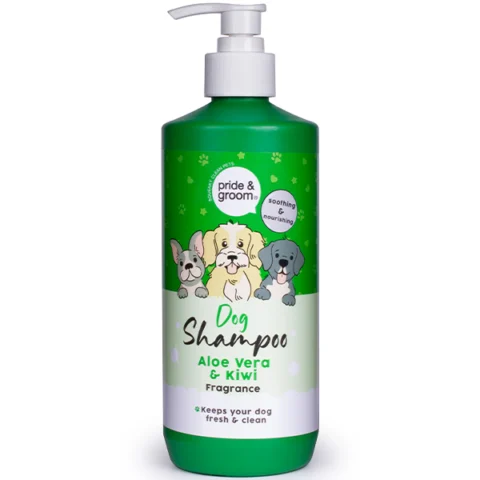 Pride & Groom Aloe Vera & Kiwi Dog Shampoo 500ml