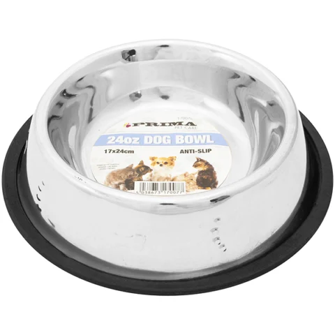 Prima 24oz Anti-Slip Embossed Dog Bowl 24cm