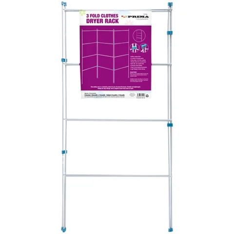 Prima 3-Fold Clothes Dryer Rack 155cm X 110cm