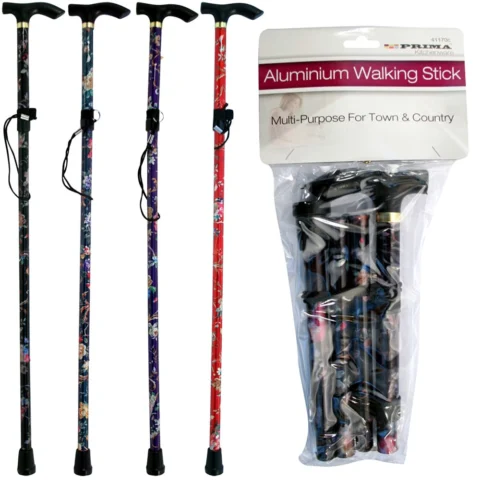 Prima Aluminium Walking Sticks Assorted Designs