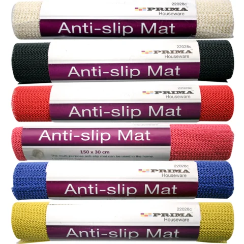 Prima Anti Slip Mat Assorted Colours 30cm X 150cm
