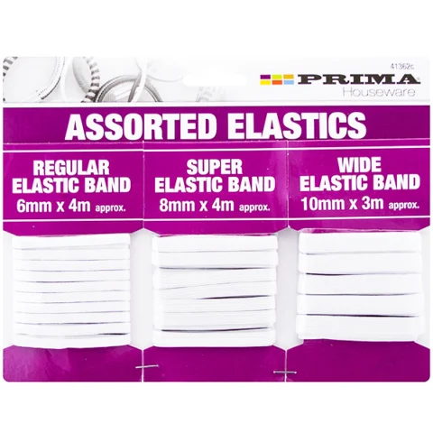 Prima Assorted Sewing Elastic Bands Set