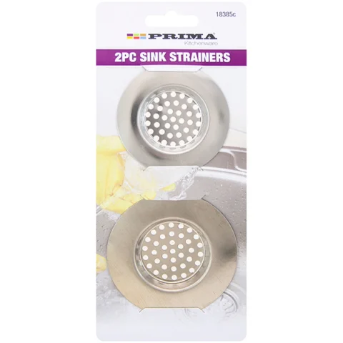 Prima Assorted Stainless Steel Sink Strainers Set 2pc
