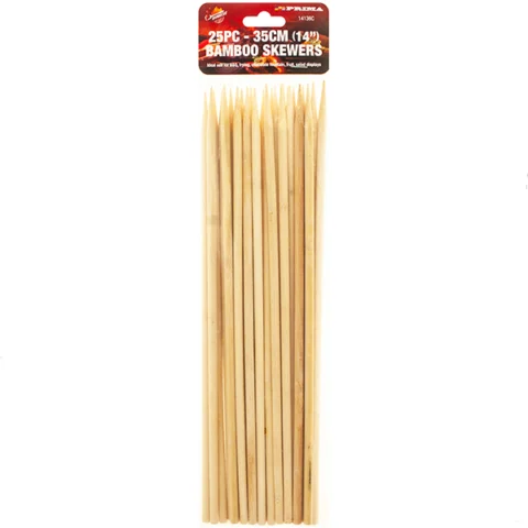 Prima Bamboo Skewers 35cm 25 Pack
