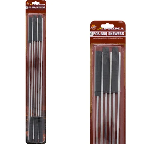 Prima BBQ Skewers 47.5cm 6pc