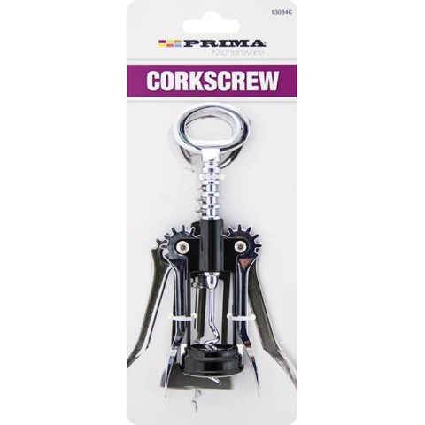 Prima Black Plated Corkscrew