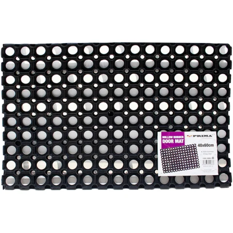 Prima Hollow Rubber Door Mat 40 X 60cm