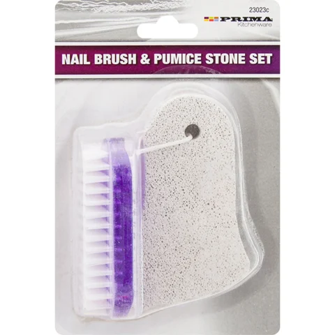 Prima Nail Brush & Pumice Stone Set